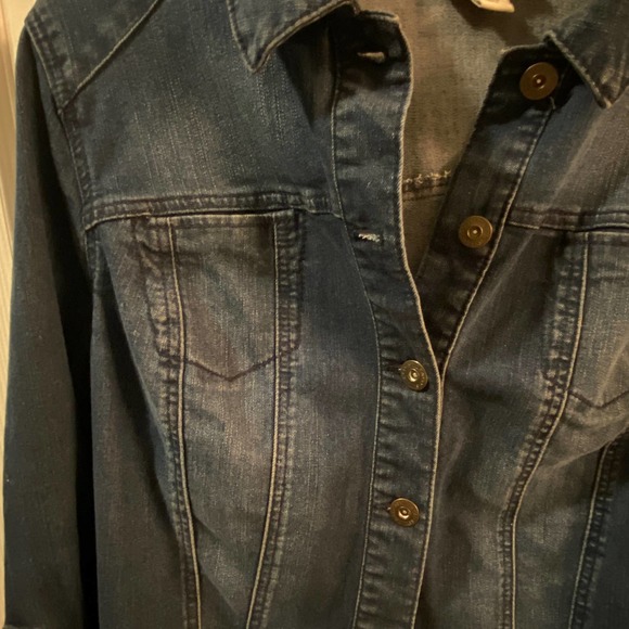 Style & Co Womens Jean Jacket XXL EUC - Picture 6 of 15